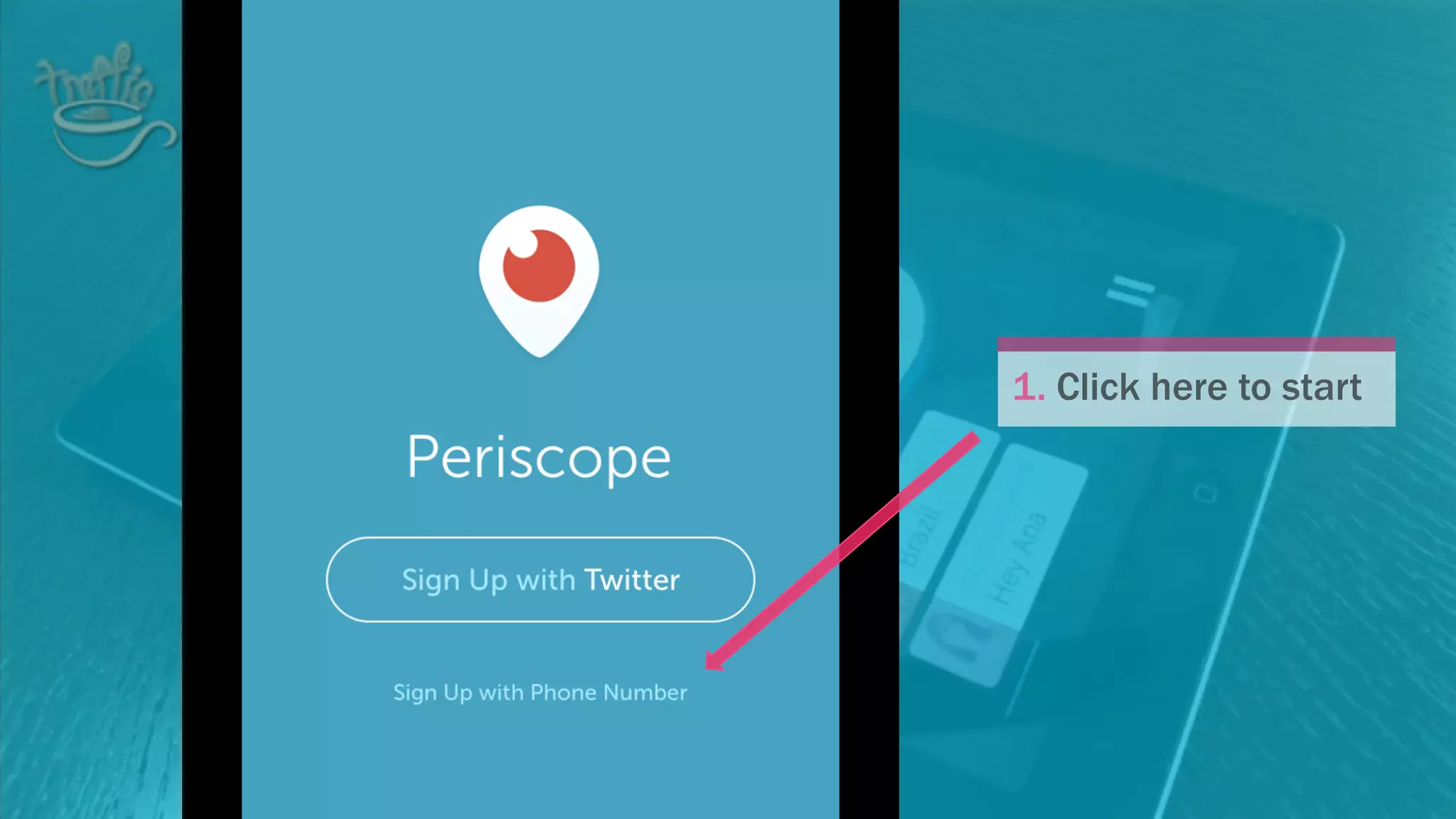 1. Click here to start
 