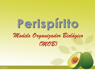 Modelo Organizador Biológico
(MOB)
 