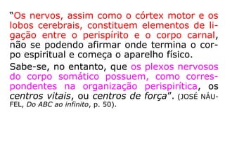 Anatomia e Fisiologia do
perispírito
 