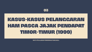 MATA PELAJARAN PENDIDIKAN PANCASILA
 