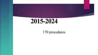 2015-2024
170 procedures
 