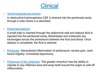 Peritoneum , Dr. Anudeep singh | PDF