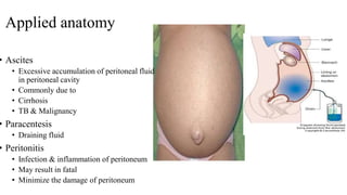Peritoneum & cavities | PDF