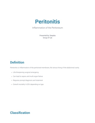 Peritonitis Guidelines.pdf Peritonitis.PDF......................... | PDF