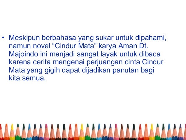Bahasa Indonesia - Perjalanan Cinta Cindur Mata