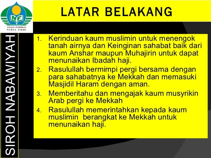 Perjanjian Hudaibiyah Latar Belakang Isi Dan Pelanggaran