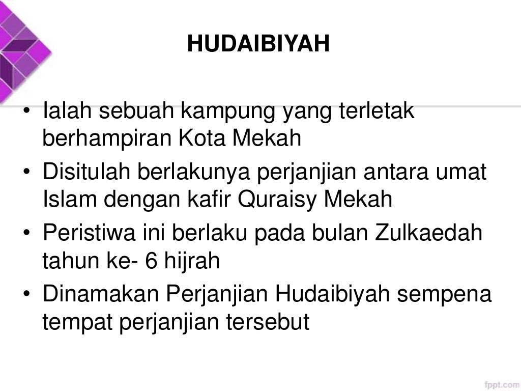 Perjanjian Hudaibiyah
