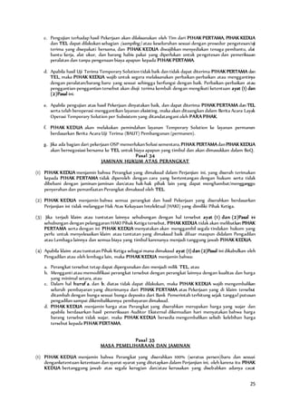 Contoh Perjanjian Jaringan Akses Kabel Terbaru (Beli Perjanjian, Hub