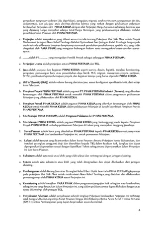 Contoh Perjanjian Jaringan Akses Kabel Terbaru (Beli Perjanjian, Hub