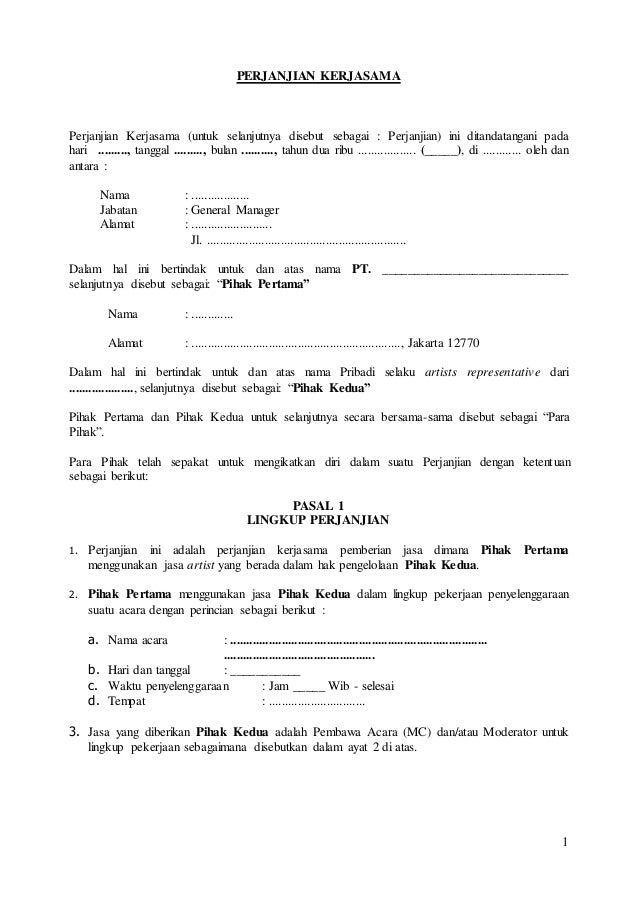 Contoh Surat Mc Pelajar