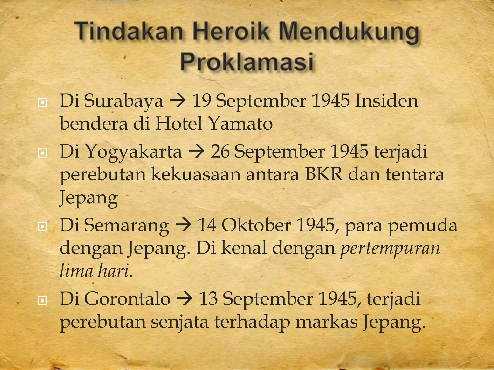 Perjuangan bangsa indonesia dalam mencapai kemerdekaan | PPTX