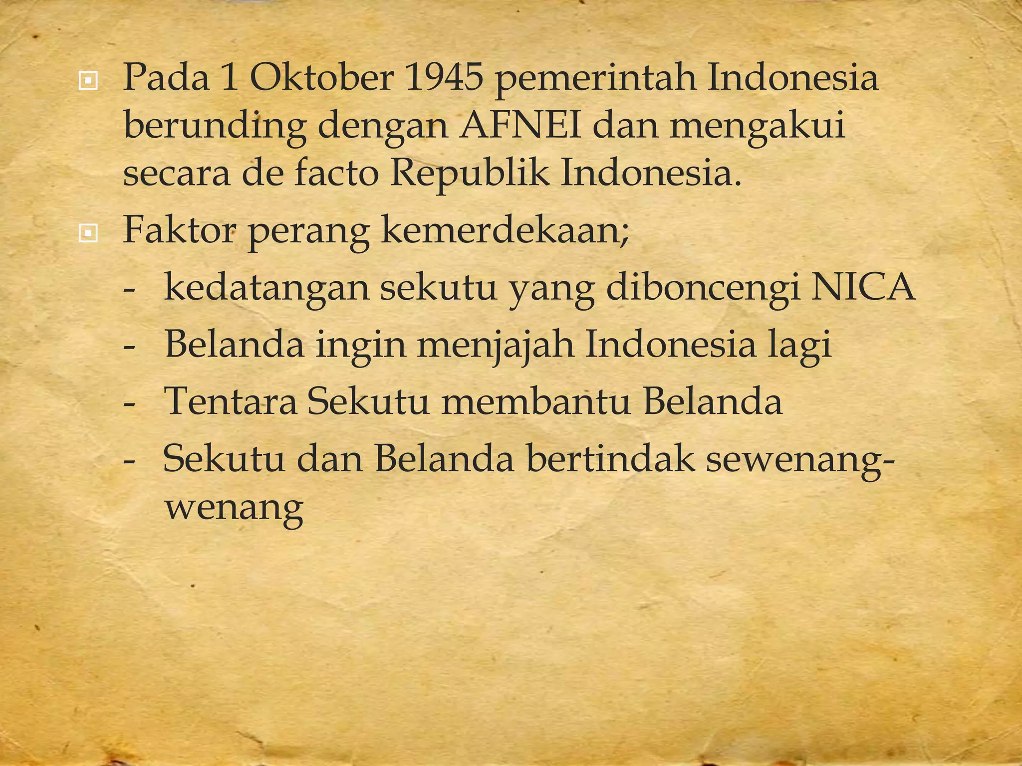 Perjuangan bangsa indonesia dalam mencapai kemerdekaan | PPTX