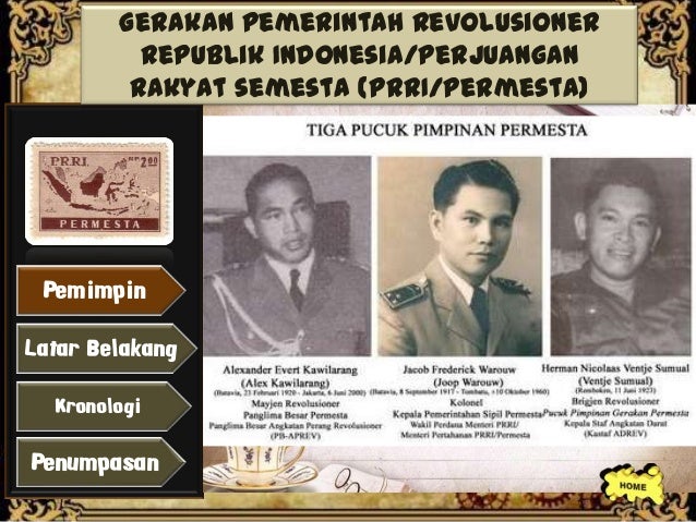 Perjuangan menghadapi pergolakan dalam negeri