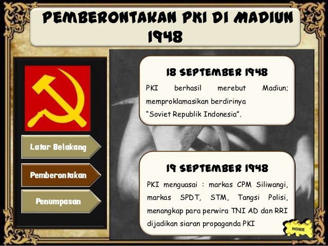 Perjuangan menghadapi pergolakan dalam negeri Perjuangan menghadapi pergolakan dalam negeri