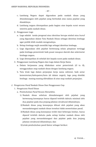 Perka anri no 02 tahun 2014 tentang pedoman tata naskah dinas | PDF