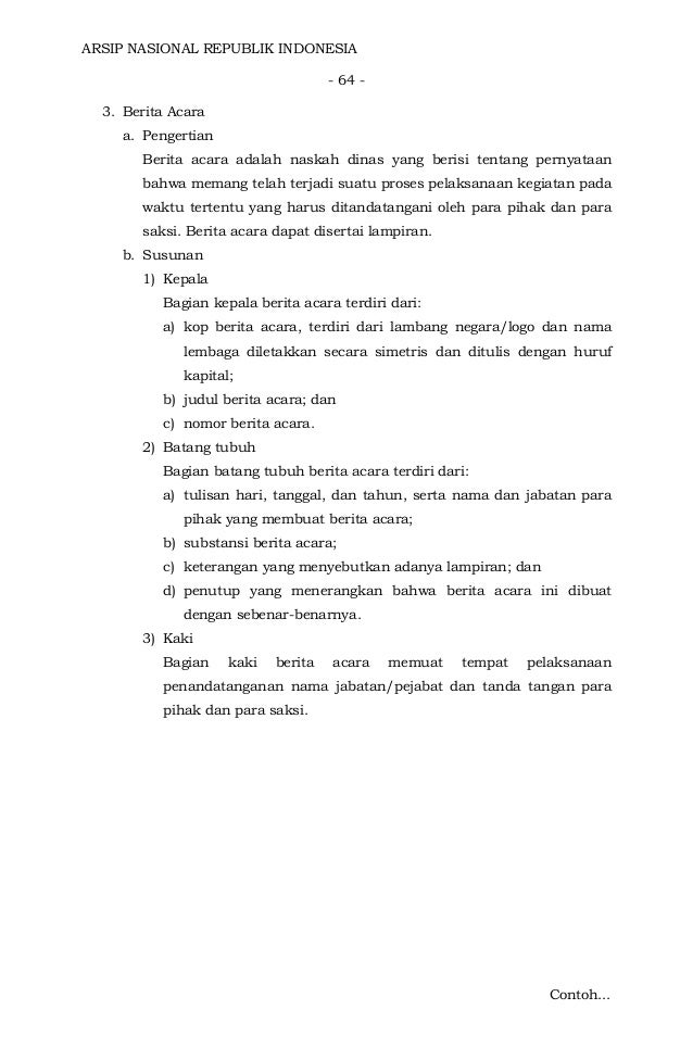Perka anri no 02 tahun 2014 tentang pedoman tata naskah dinas