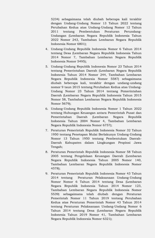 Perkades No. 1 Tahun 2023 | PDF