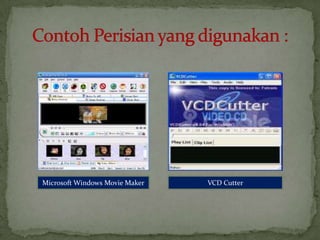 Microsoft Windows Movie Maker VCD Cutter
 