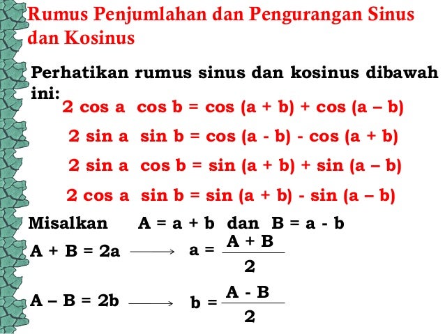 Perkalian trigonometri