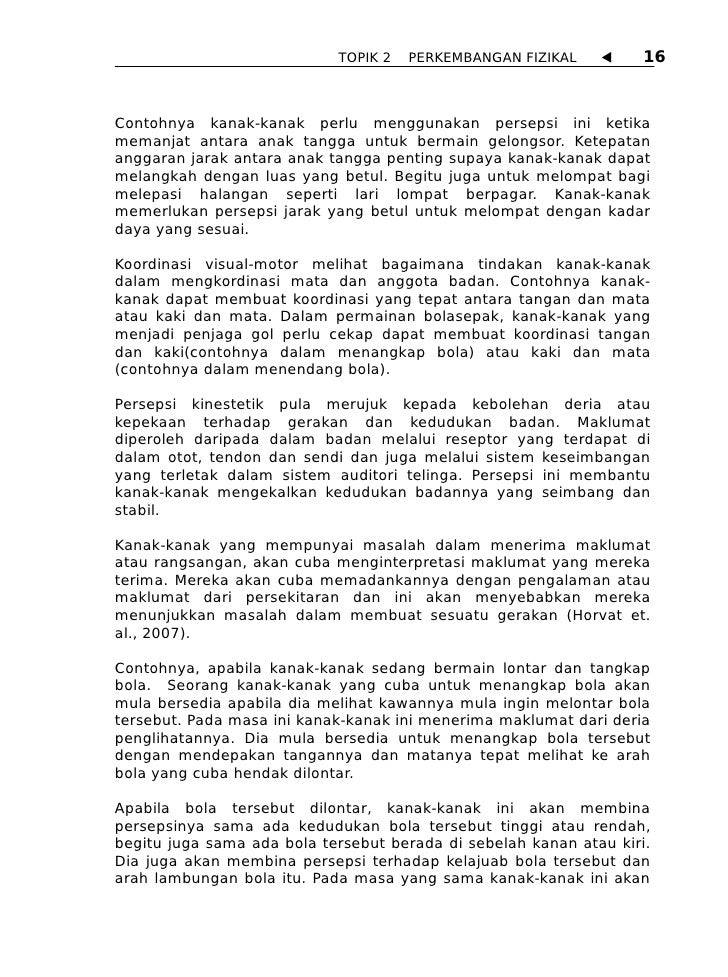 Perkembagan Fizikal