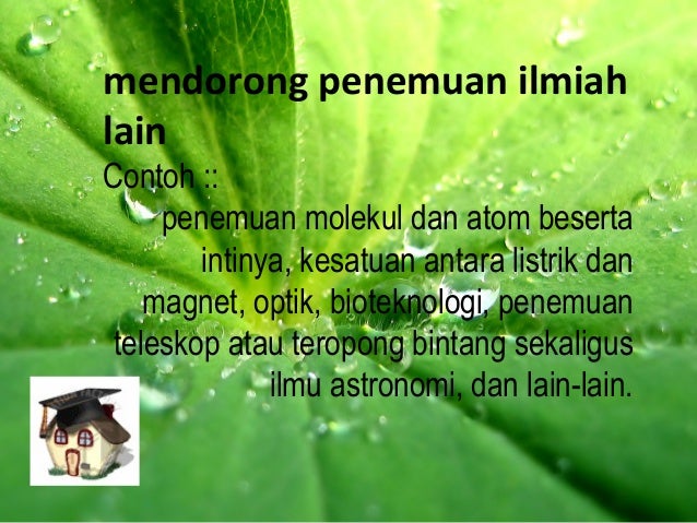 Perkembangan iptek Perkembangan iptek