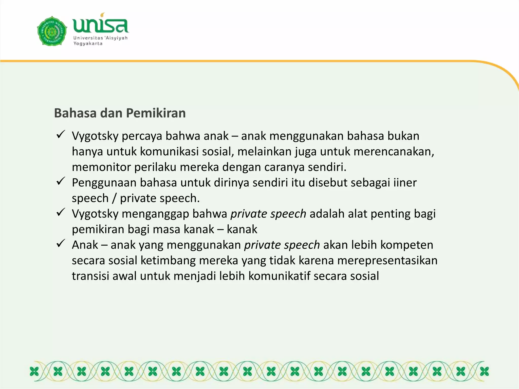 Perkembangan Bahasa Ppt