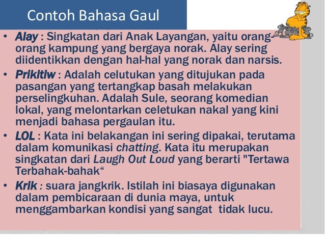 Hot Apa Itu Balada Bahasa Gaul
