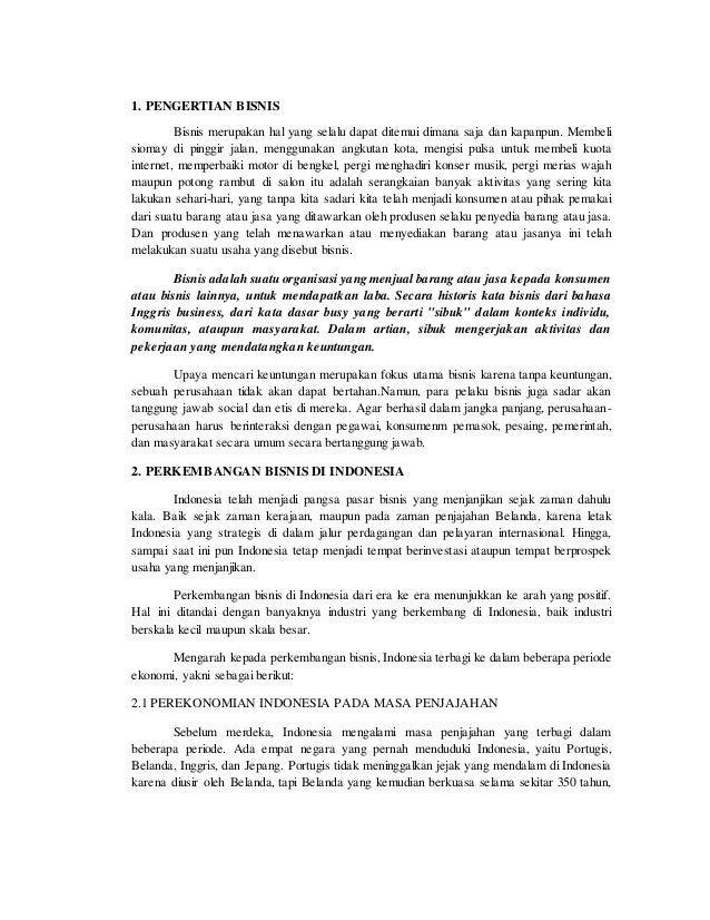 Perkembangan Bisnis Di Indonesia Tugas Awal Pengbis Stephanie Akun Perkembangan Bisnis Di Indonesia Tugas Awal Pengbis Stephanie Akun