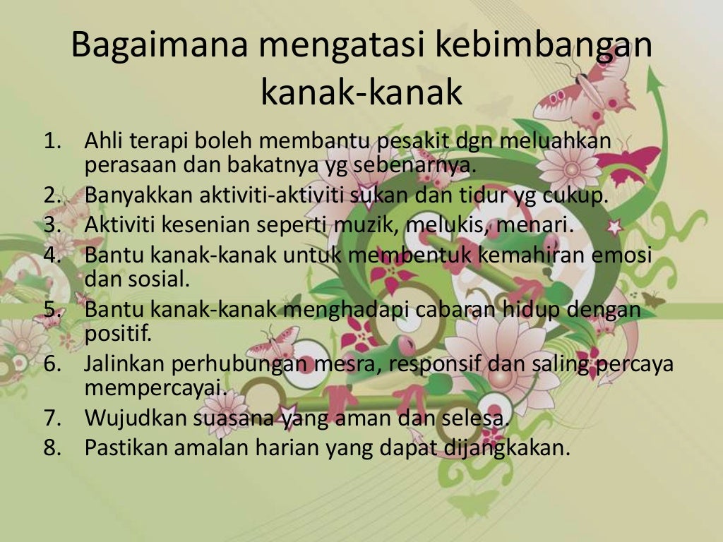 Perkembangan emosi kanak kanak