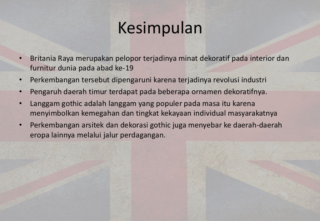 Perkembangan furniture