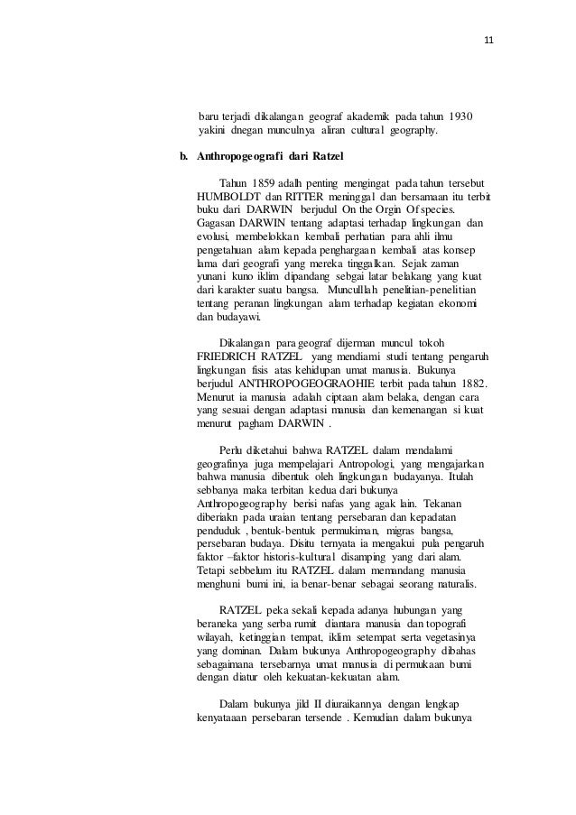 Perkembangan Geografi Dari Zaman Kuno Kontemporer