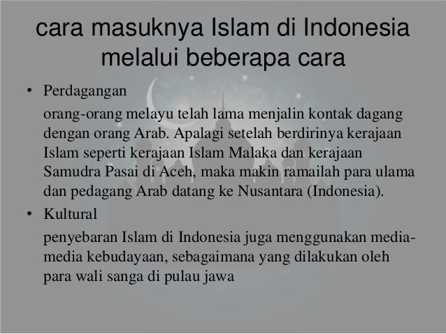 Perkembangan Islam Di Indonesia