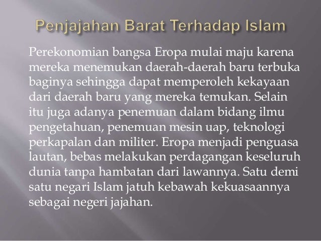 Perkembangan islam di masa pembaruan