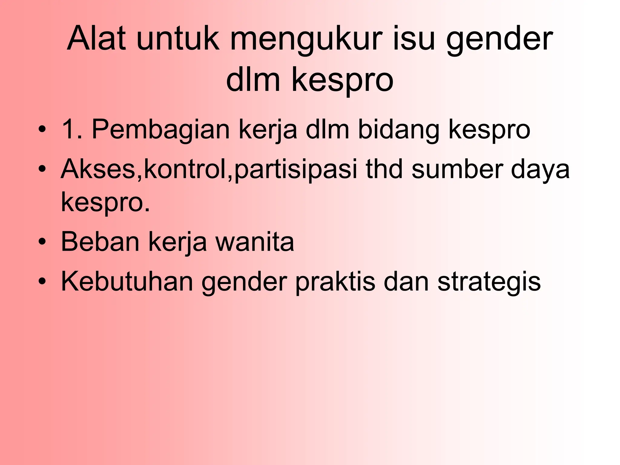 Perkembangan isu gender.ppt aaaaaaaaaaaaaa | PPT