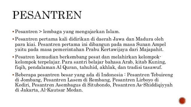 Perkembangan Kerajaan Islam