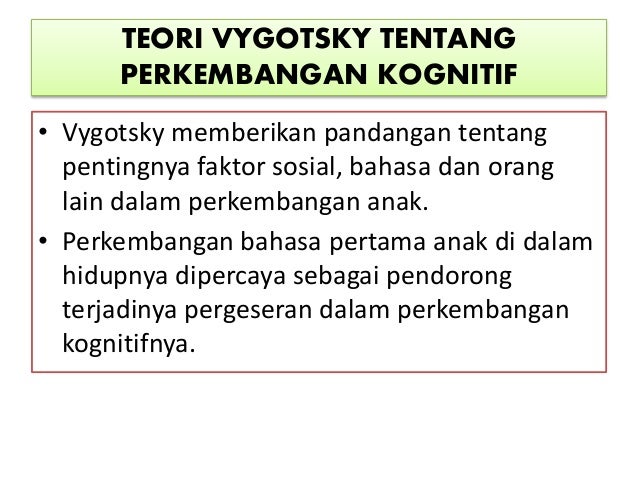 Perkembangan Kognisi Dan Bahasa