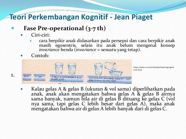 Perkembangan kognitif Perkembangan kognitif