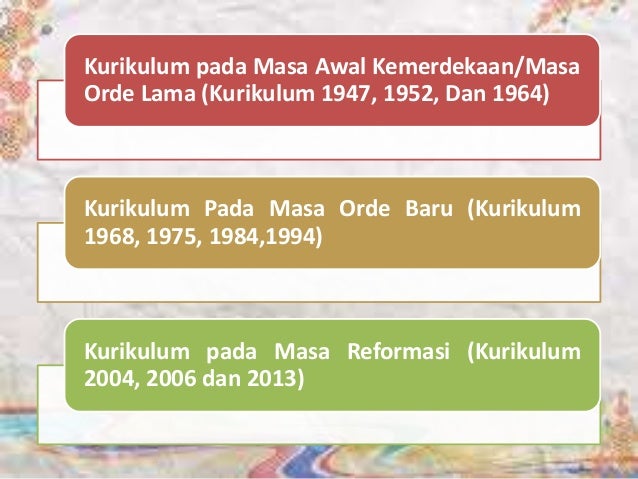 Perkembangan Kurikulum Sma Dari Masa Ke Masa Perkembangan Kurikulum Sma Dari Masa Ke Masa