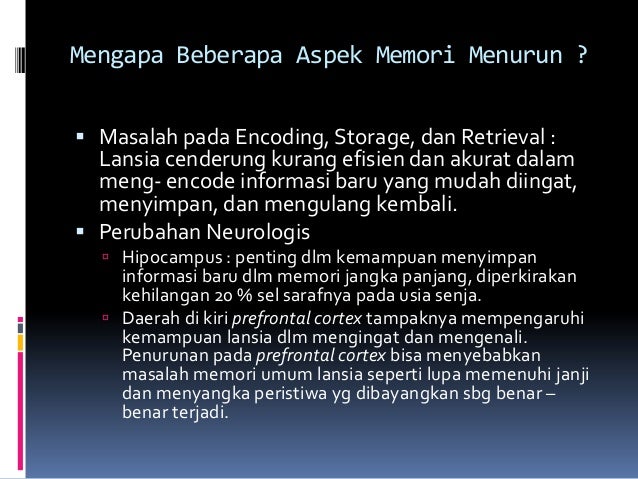 Perkembangan Masa Dewasa Akhir