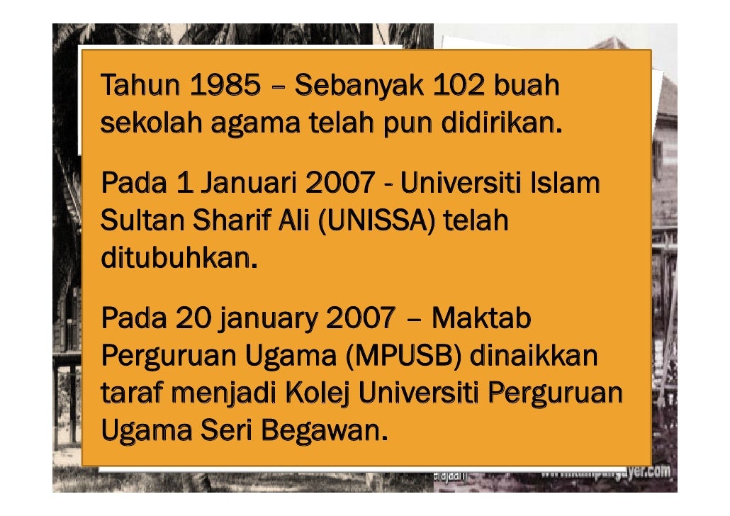 Perkembangan Pendidikan Islam Di Brunei Dan Hala Tuju G1