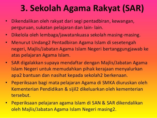 Perkembangan Pendidikan Islam di Malaysia