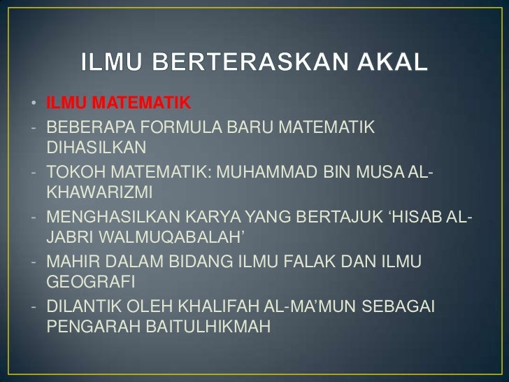 Perkembangan pendidikan pada zaman kerajaan abbasiyah