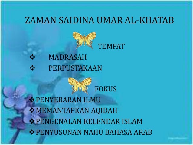 Perkembangan pengajian islam di zaman awal islam