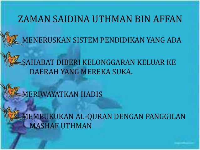 Perkembangan pengajian islam di zaman awal islam