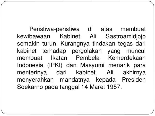Perkembangan Politik Pada Masa Demokrasi Liberal