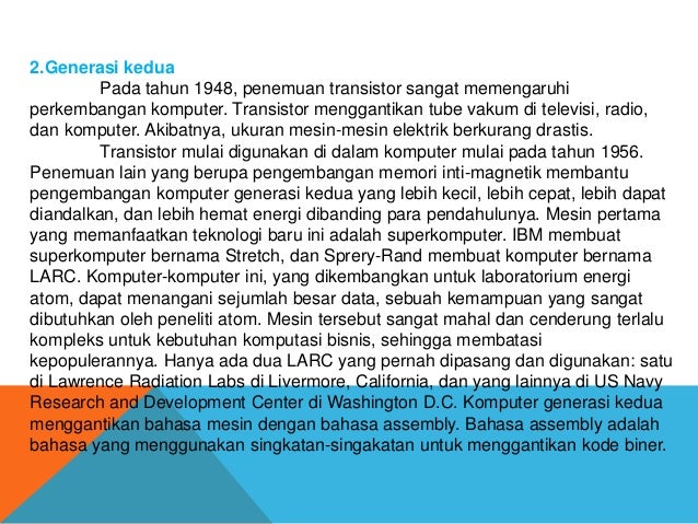 Perkembangan sejarah komputer - Perkembangan Sejarah Komputer 7 638