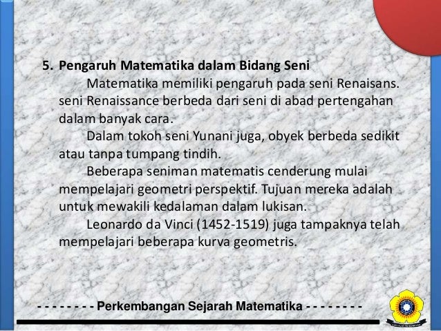 Perkembangan Sejarah Matematika