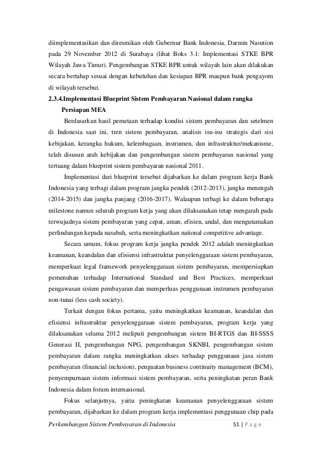 Perkembangan sistem pembayaran di indonesia