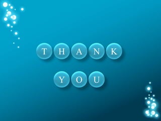 T H NA K
Y O U
 