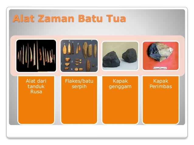 Perkembangan teknologi di masa pra aksara